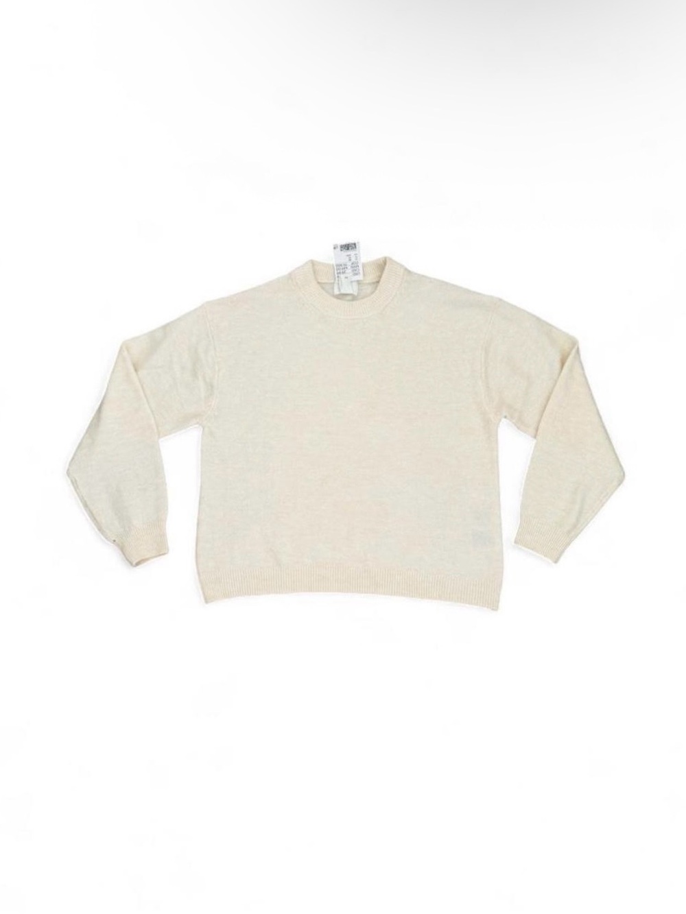 H&M Cream Crew Neck Knit Sweater